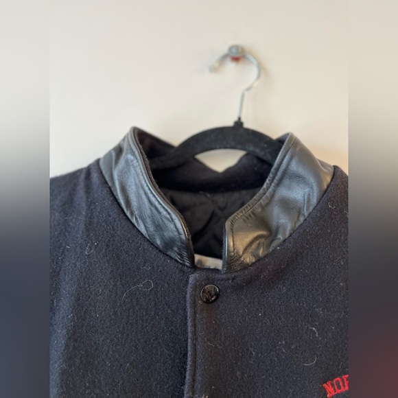 Avon Sportswear Wear & Tear Vintage Wool `North York Soccer team’ Varsity Jacket - Picture 13 of 16